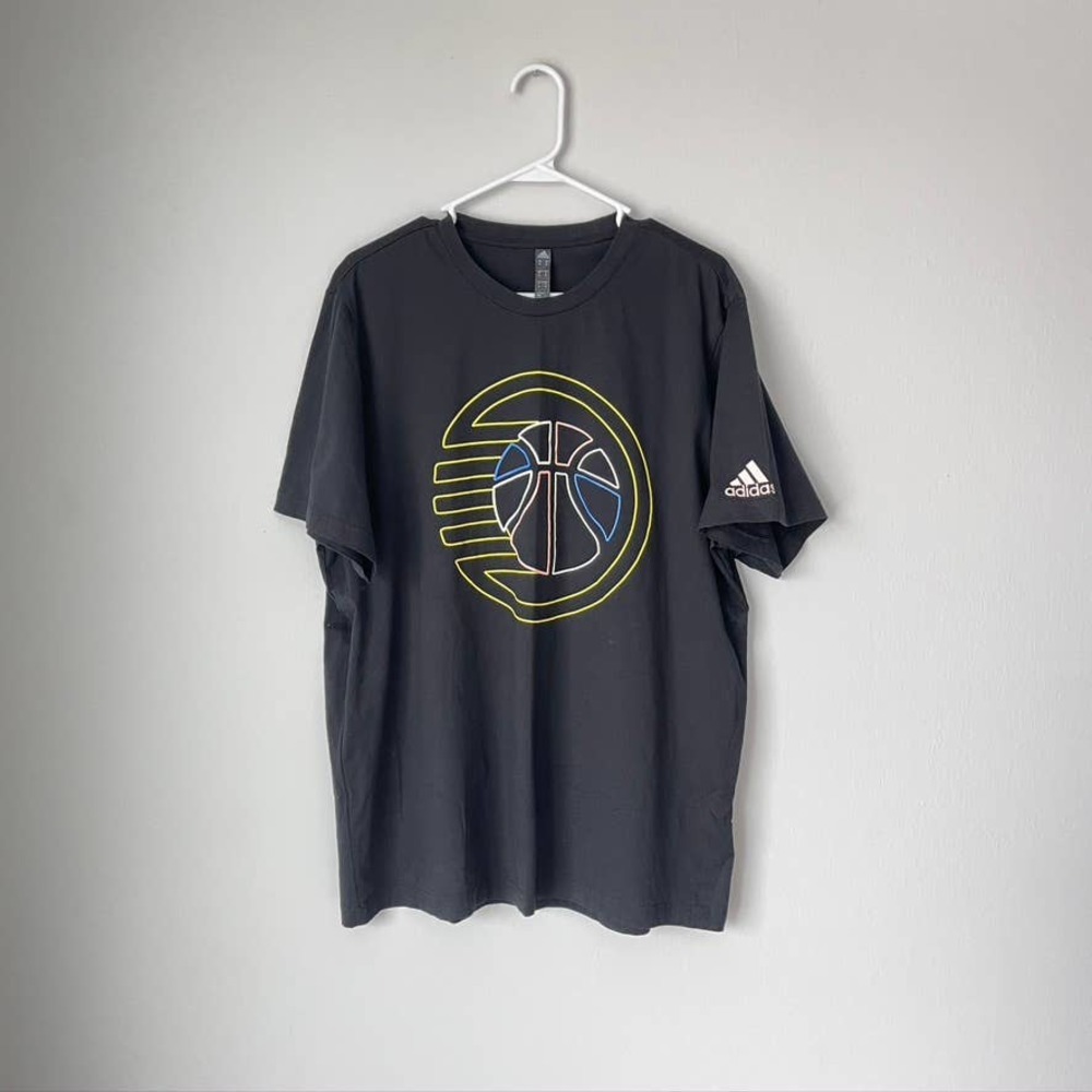 Adidas Black Short Sleeve Basketball T-shirt XL